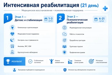 Реабилитация за 21 день в Вольске